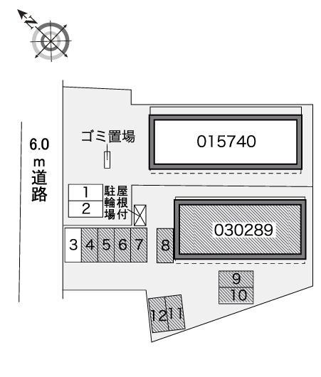 ひまわりⅡ(30289)の駐車配置図