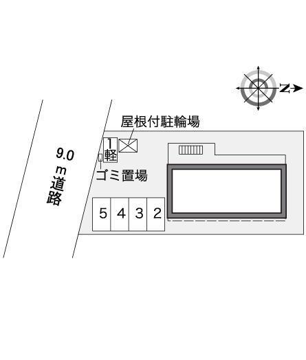川沿(36647)の駐車配置図