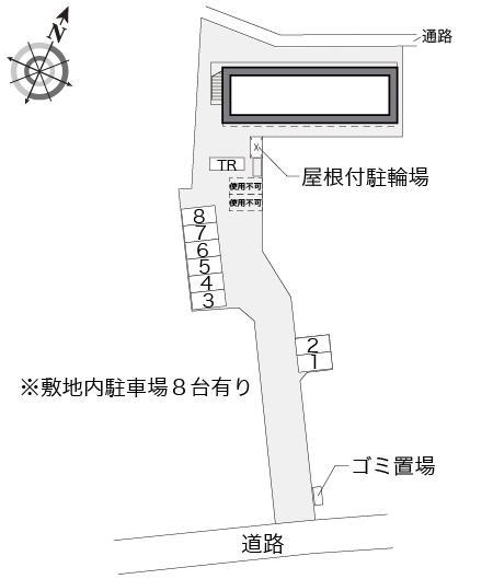 ポトリバＧ(19621)の駐車配置図
