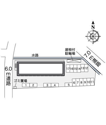 ラズリ館(27652)の駐車配置図