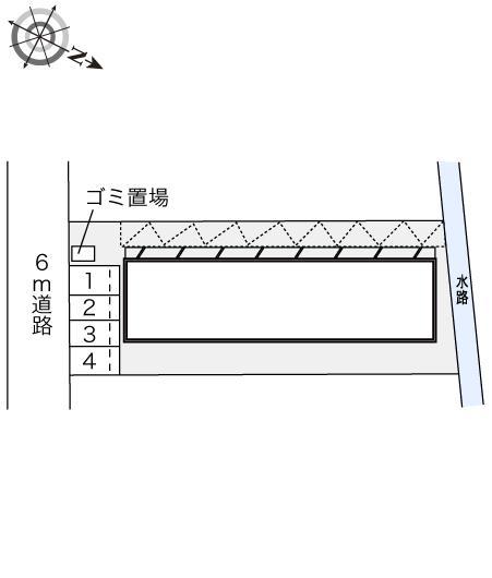グリーンパレス(22655)の駐車配置図