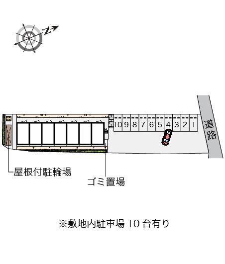 天神Ⅲ(43552)の駐車配置図