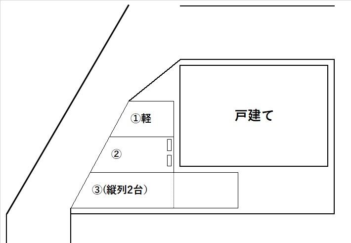 戸塚駅前駐車場の駐車配置図