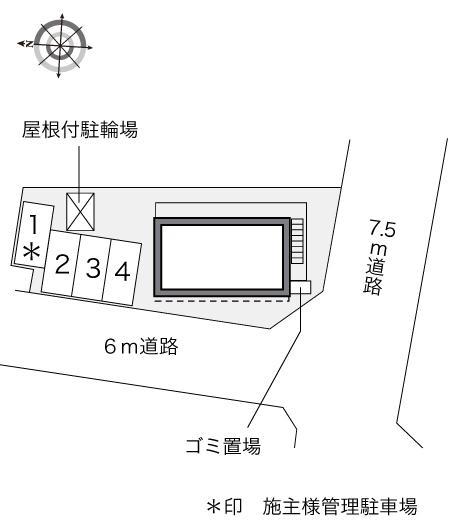 札幌Ａ棟(40091)の駐車配置図