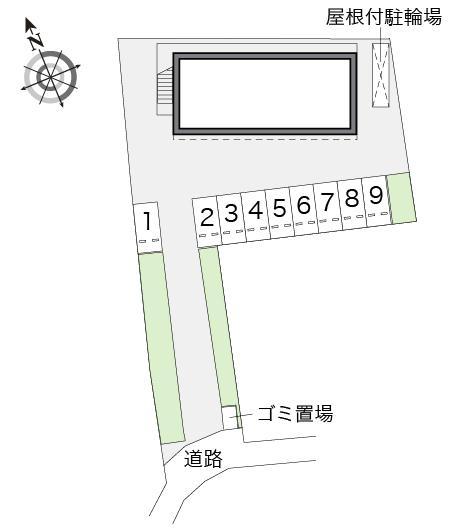 広町(17491)の駐車配置図