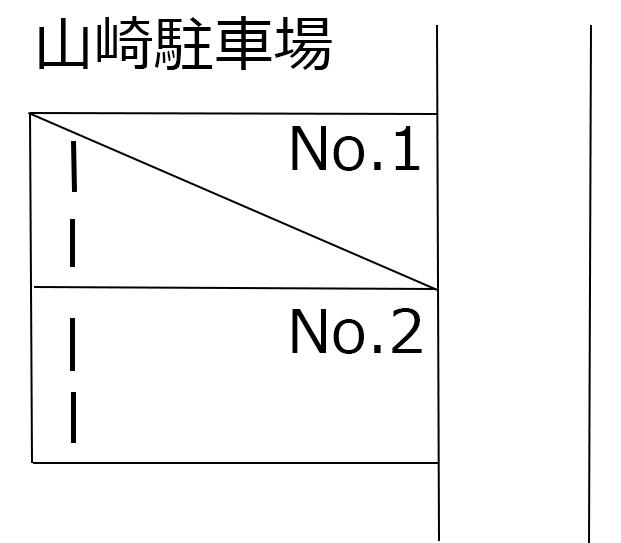 山崎駐車場の駐車配置図