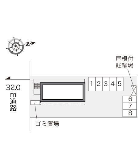 雅楽　蔵(31063)の駐車配置図