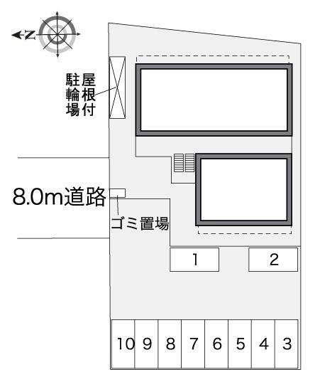 ウィン　ウィン(30754)の駐車配置図