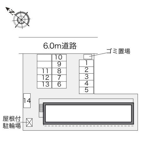 アルカディア(27885)の駐車配置図