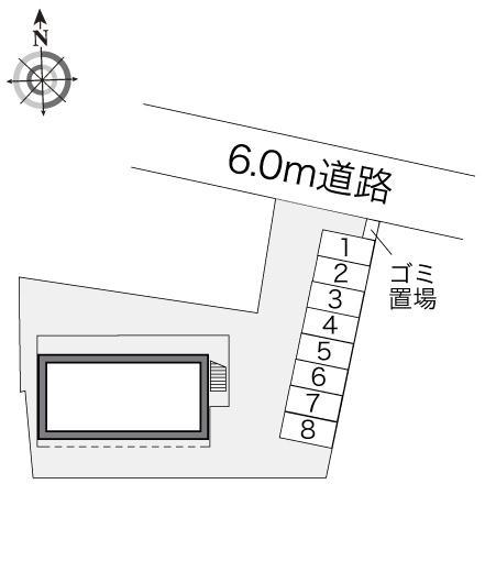 ＳＫ(21039)の駐車配置図