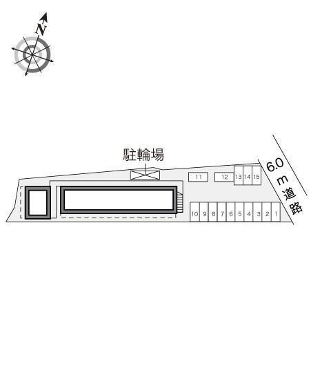 シャンテ(24669)の駐車配置図
