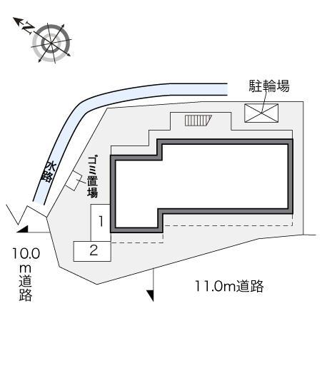 ビュー横浜ふじみ(24706)の駐車配置図