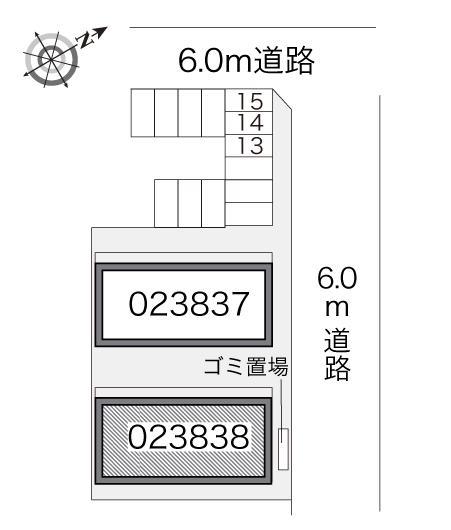 レザン(23838)の駐車配置図