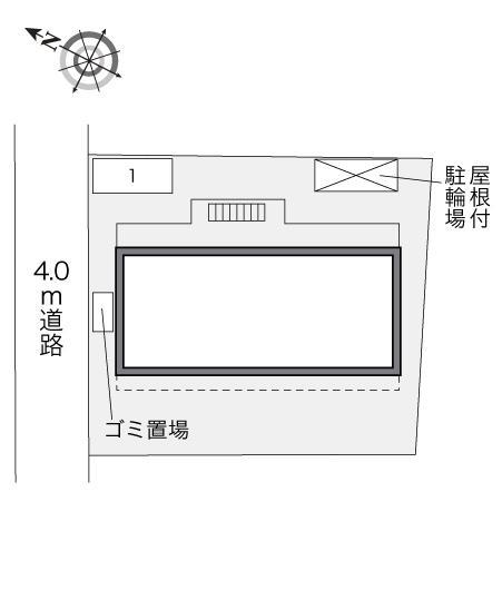 石橋４丁目(33797)の駐車配置図