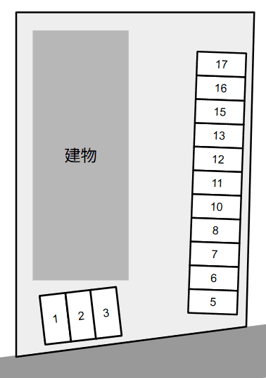 Ｐｅａｒ　Ｆｏｒｅｓｔの駐車配置図