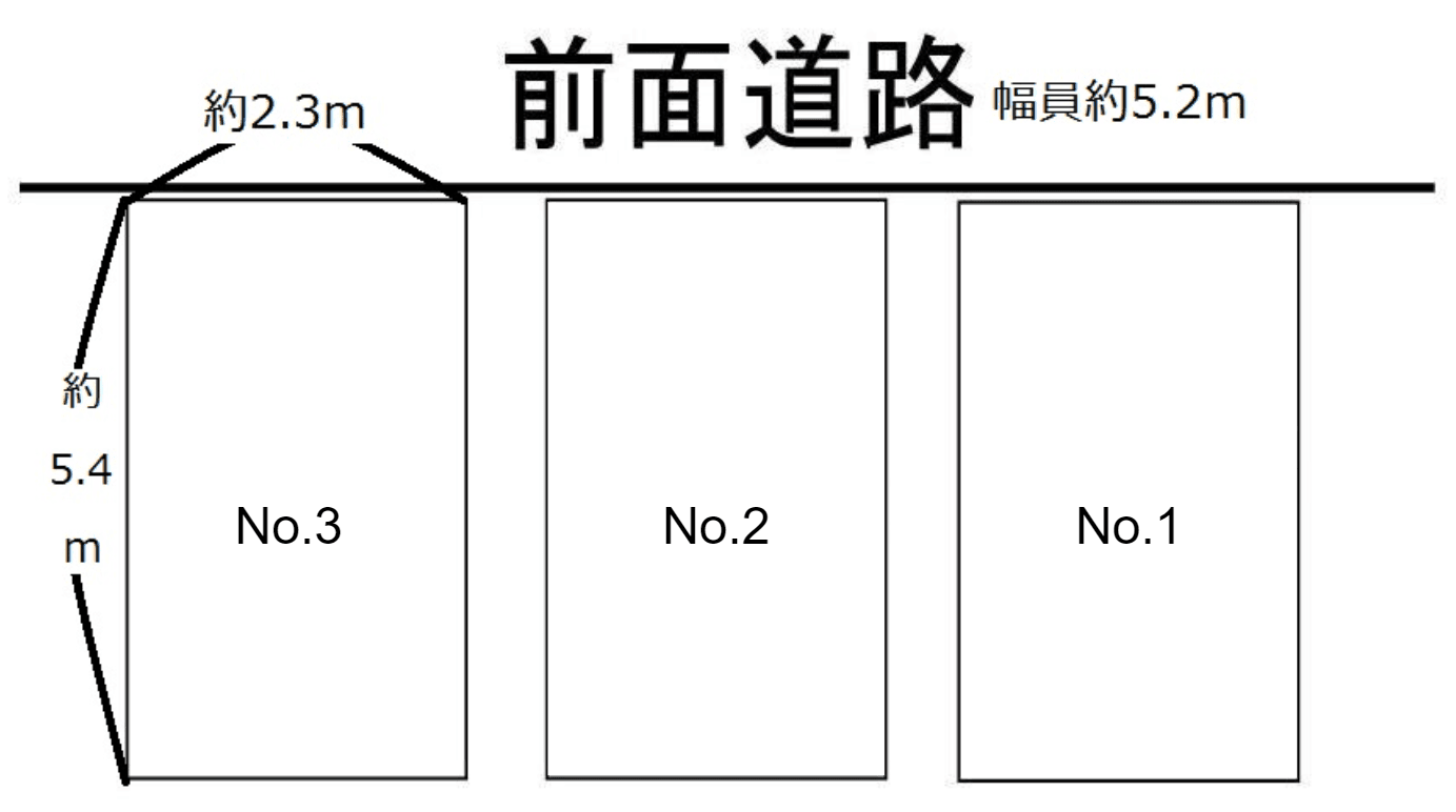 阪上駐車場の駐車配置図