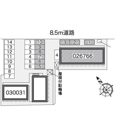 Ｇａｒｎｉｅｒ(26766)の駐車配置図