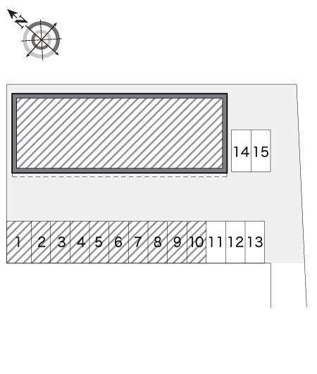ＳＵＮＳＨＩＮＥ(14464)の駐車配置図