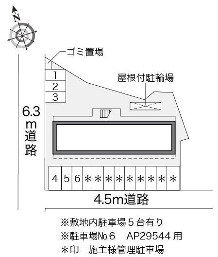 楚辺(19033)の駐車配置図