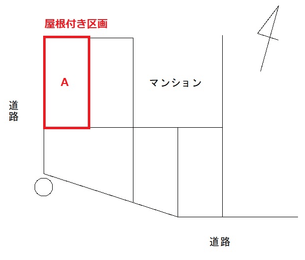 ＦＫメリックス鈴木駐車場の駐車配置図