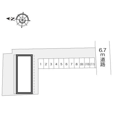 アスカ(10328)の駐車配置図