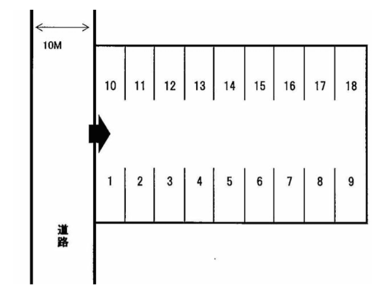 ＭＹパーキング（1）の駐車配置図
