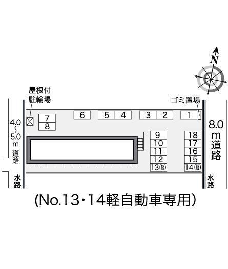 速星駅前通り(26185)の駐車配置図