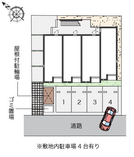 グリーンヴィラ扇台(53044)の駐車配置図
