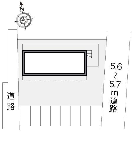 Ｂ・Ｐ２４６Ｂ館(14755)の駐車配置図