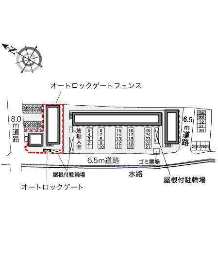 ショコラⅡ(40590)の駐車配置図