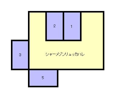 シャーメゾン リュッカ ハレの駐車配置図