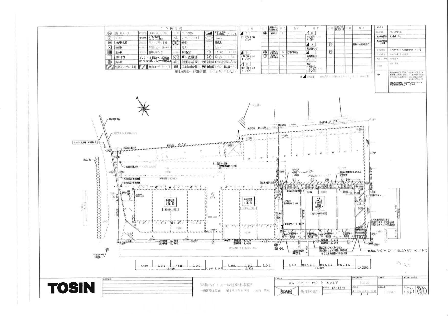 140097ｻﾆｰﾋﾙ東山Cの駐車配置図