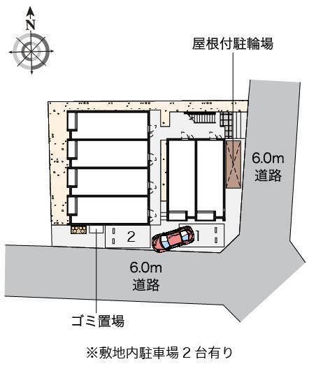 ハピネス(53968)の駐車配置図