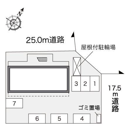 エスポワール(15758)の駐車配置図