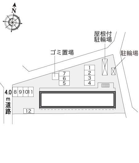 ＮＩＳＨＩＨＡＲＡⅡ(31556)の駐車配置図