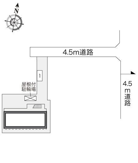エスポワール　ＫⅡ(24875)の駐車配置図