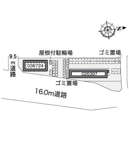 わかば(36724)の駐車配置図