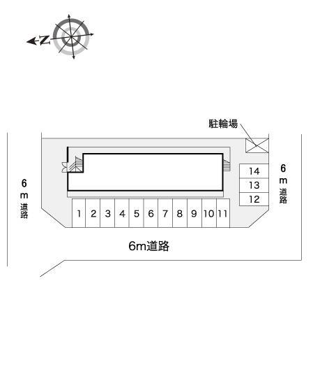 オー・ド・ヴィー(9851)の駐車配置図