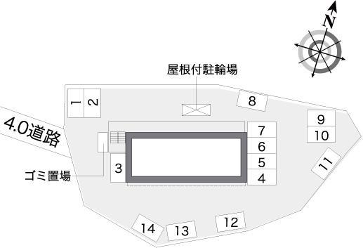 スカイ仙台(39867)の駐車配置図