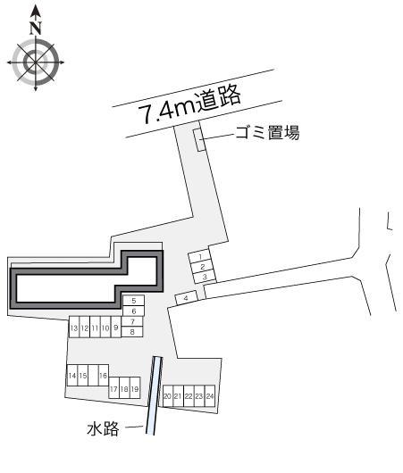 フォア・シーズンズ(21860)の駐車配置図