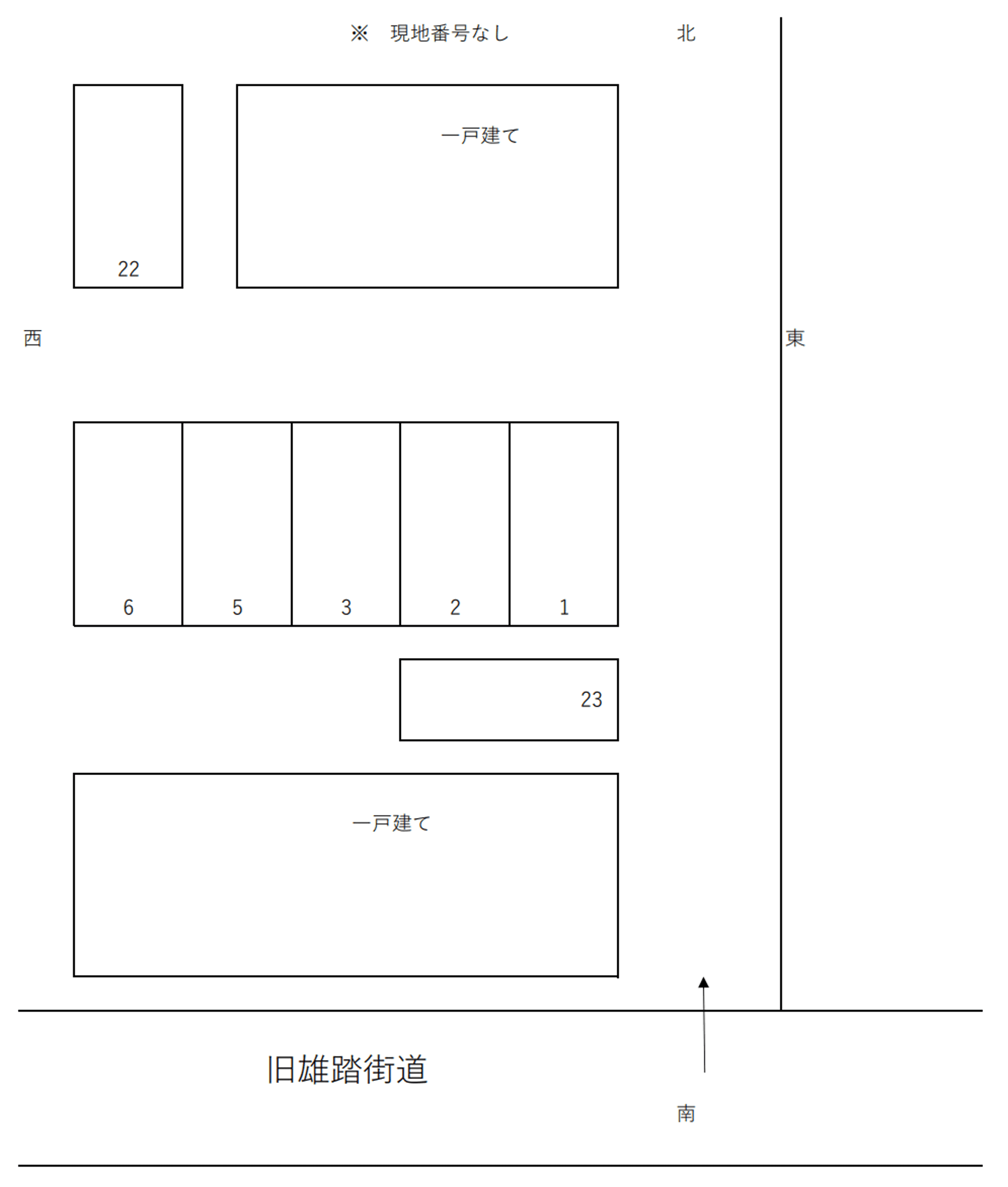 入野町6017-1駐車場Cの駐車配置図