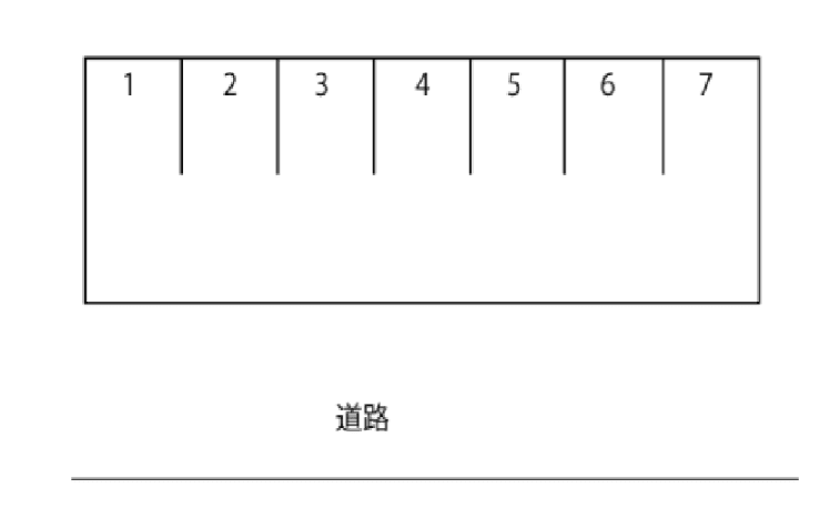 Ｋ３パーキングの駐車配置図