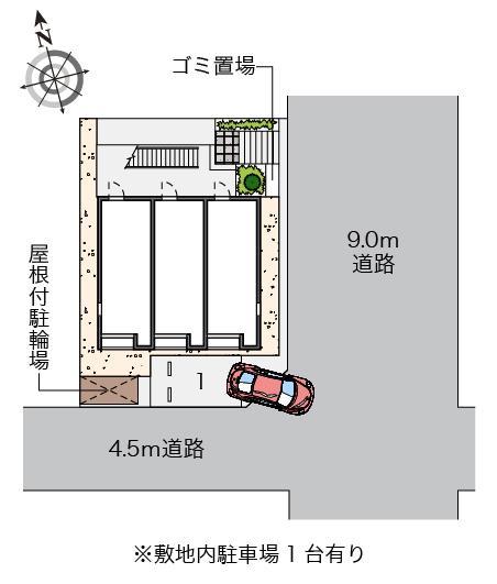 トレジャー夏山(52778)の駐車配置図