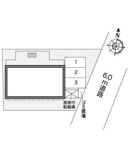 萩山(27099)の駐車配置図