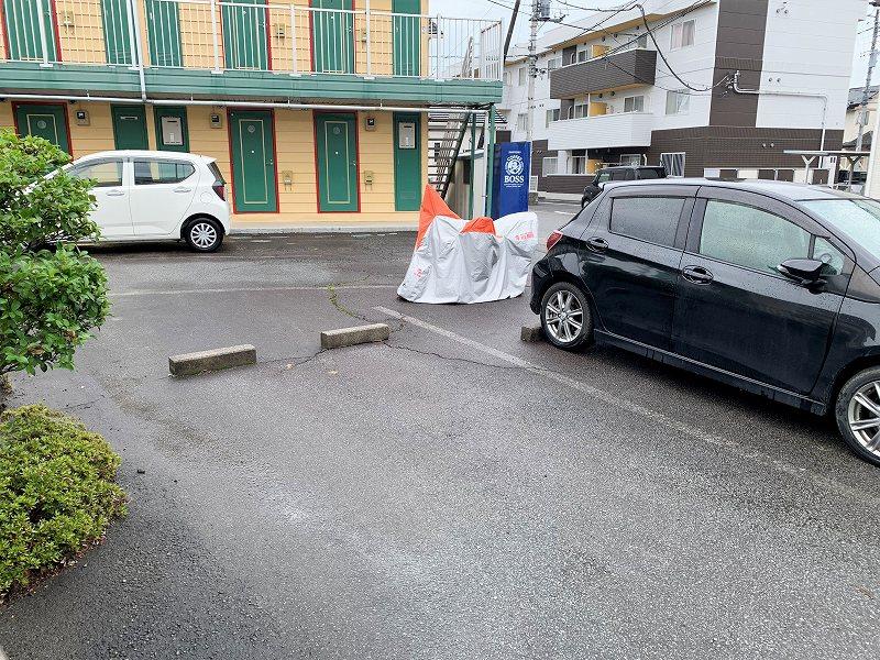 ハピネス昭和(8461)の外観・駐車場イメージ1枚目
