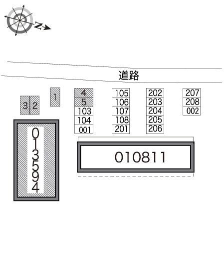 ＭＥⅡ(13594)の駐車配置図