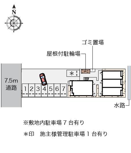 クレイノＫ　リュミエール(57435)の駐車配置図
