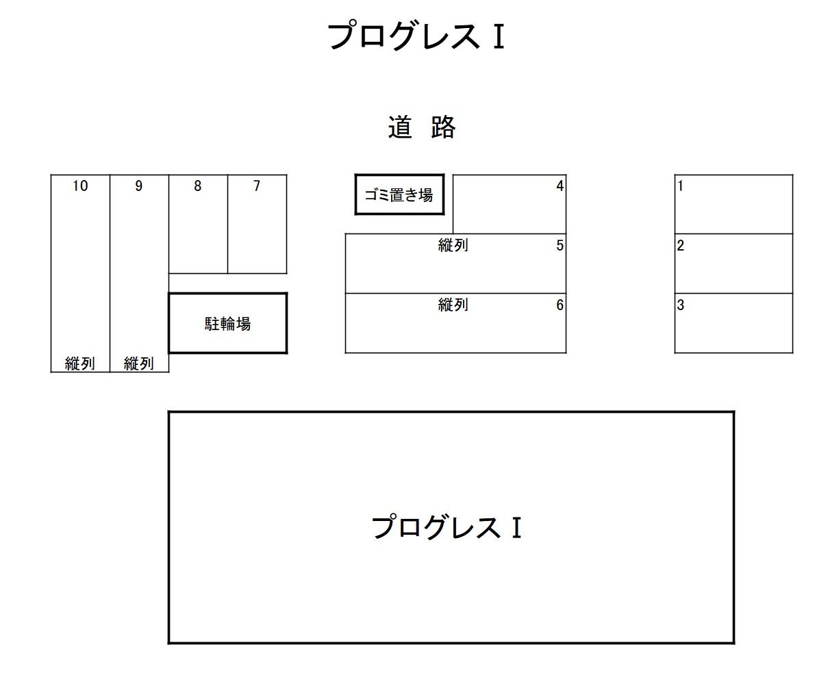 プログレス１の駐車配置図