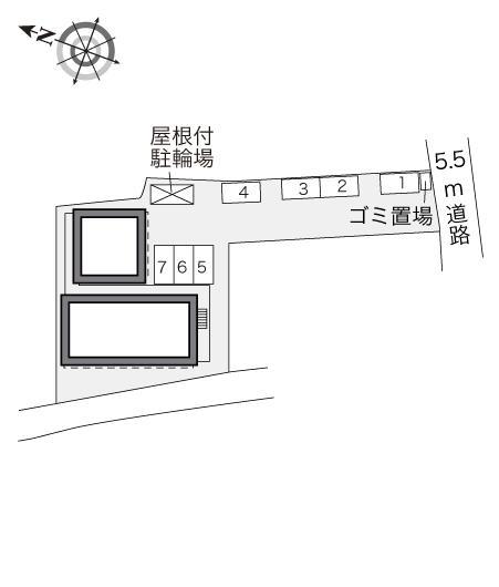 ソレーユ根岸(28259)の駐車配置図