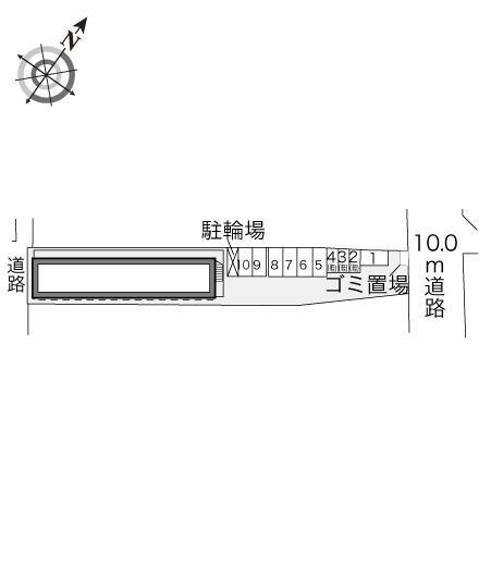 空港西(24944)の駐車配置図